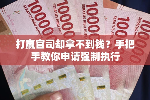 北京打赢官司却拿不到钱？手把手教你申请强制执行
