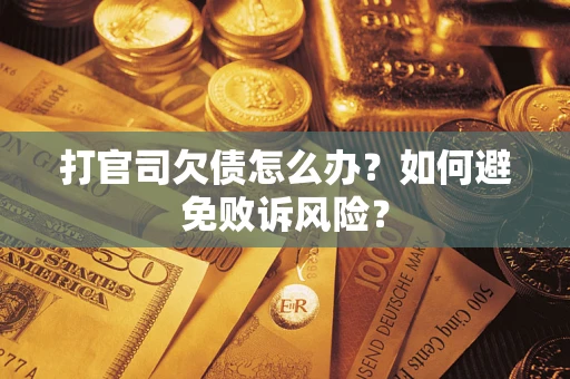 北京打官司欠债怎么办？如何避免败诉风险？