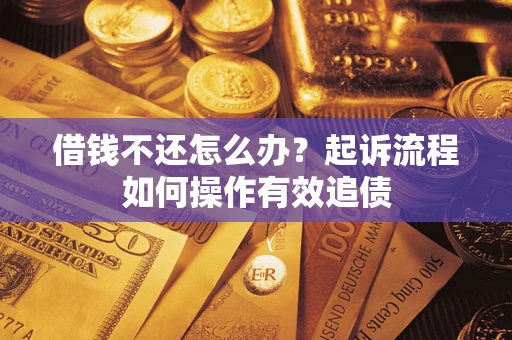 北京借钱不还怎么办？起诉流程如何操作有效追债