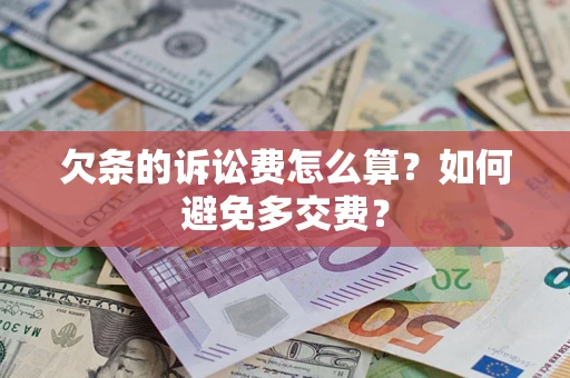 北京欠条的诉讼费怎么算？如何避免多交费？