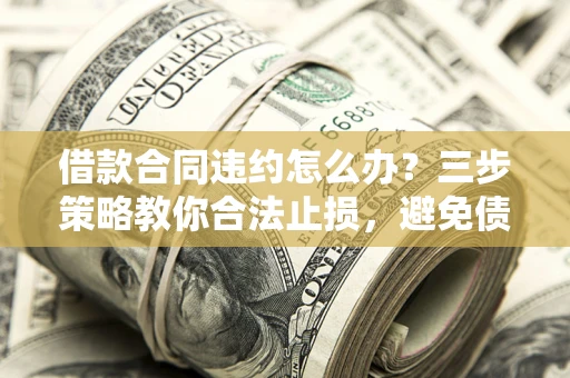 北京借款合同违约怎么办？三步策略教你合法止损，避免债务危机升级